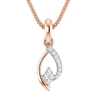 Jordyn Round Diamond Office Wear Pendant